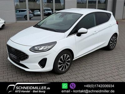 Second-hand Ford Fiesta Titanium 125 CP (91 kW) 2022 Alb Hatchback