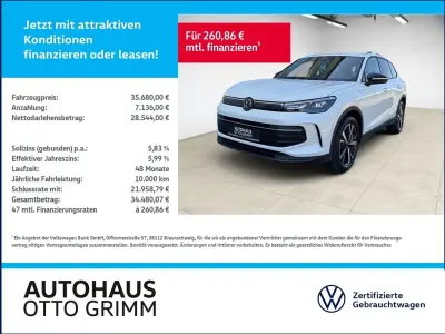 Gebraucht VW Tiguan Goal 150 PS (110 kW) 2025 Weiß SUV