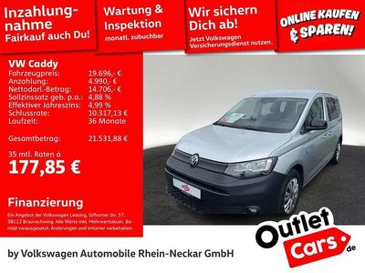 Gebraucht VW Caddy 114 PS (83 kW) 2022 Reflexsilber metallic Van / Kleinbus