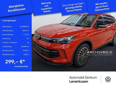Rot / persimmon red (metallic) Gebraucht 2025 VW Tiguan Goal SUV | 35.988 € (Superpreis)