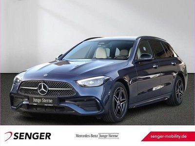 Gebraucht Mercedes C300e AMG 313 PS (230 kW) 2025 Lack sodalithblau Kombi