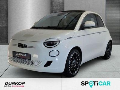 Gebraucht Fiat 500e La Prima 86 kW (118 PS) 2023 Arktis weiß Cabrio