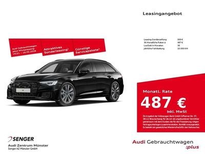 Mythosschwarz metallic Gebraucht 2025 Audi A6 Design Kombi | 56.990 € (Fairer Preis)