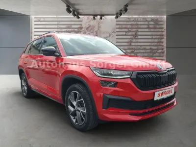 Używany Skoda Kodiaq SportLine 190 KM (139 kW) 2021 Czerwony SUV