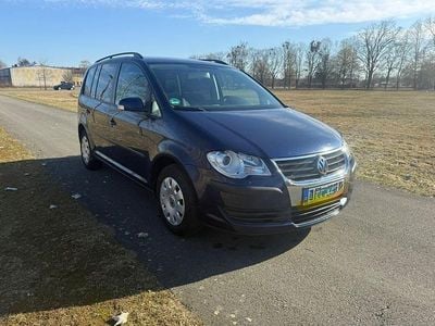 Gebraucht VW Touran Conceptline 105 PS (77 kW) 2007 Blau Van / Kleinbus