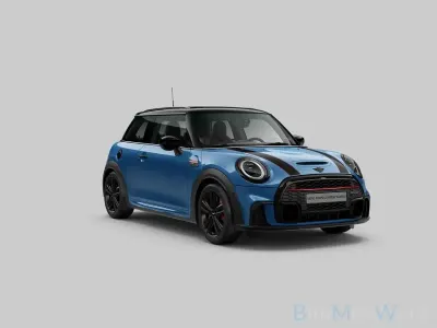 Gebraucht Mini John Cooper Works 231 PS (169 kW) 2023 Island blue metallicc2mschwarz Kleinwagen