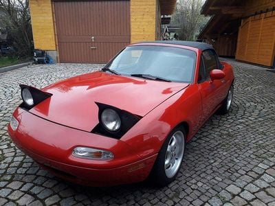 Second-hand Mazda MX5 116 CP (85 kW) 1992 Roșu Cabrio
