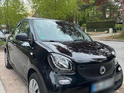 Begagnad Smart ForFour Pure 71 HK (52 kW) 2015 Svart Halvkombi