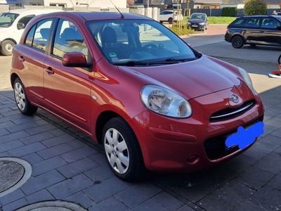Gebraucht Nissan Micra 80 PS (58 kW) 2012 Rot Kleinwagen