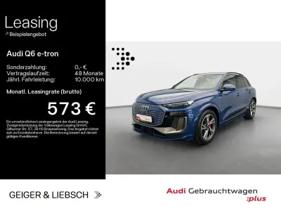 Second-hand Audi Q6 e-tron S-Line 225 kW (306 CP) 2025 Albastru SUV