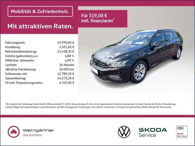 Używany VW Passat Basis 150 KM (110 kW) 2024 Czarny Kombi