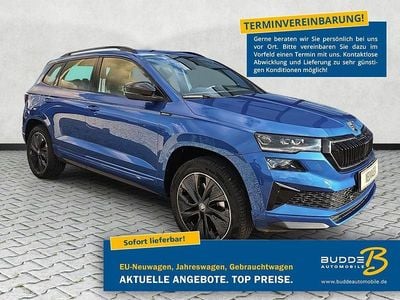 Neu Skoda Karoq SportLine 190 PS (139 kW) 2026 Raceblau metallic SUV