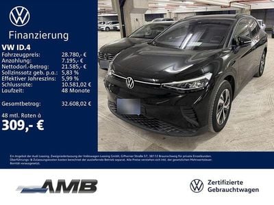 Schwarz Gebraucht 2025 VW ID.4 Pure SUV | 28.780 € (Guter Preis)