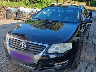 gebraucht VW Passat Kombi B6 C3 - Benzin, AHK, 230.000km, schwarz & mit TÜV