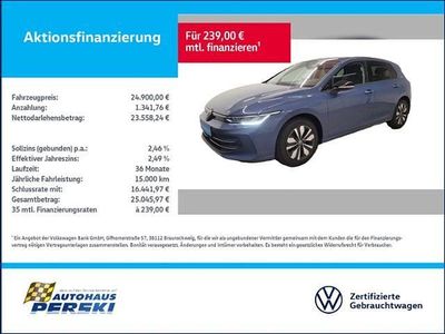 Gebraucht VW Golf VIII Goal 116 PS (85 kW) 2024 Blau Limousine