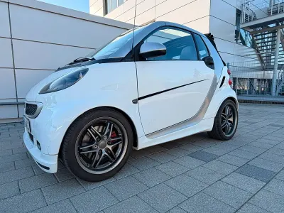 Gebraucht Smart ForTwo Cabrio Brabus 102 PS (75 kW) 2009 Weiß Cabrio