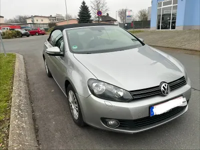 Gebraucht VW Golf Cabriolet Trendline 106 PS (77 kW) 2012 Silber Cabrio