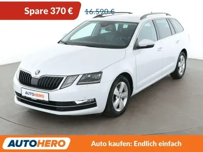 Gebraucht Skoda Octavia Style 150 PS (110 kW) 2018 Weiß Kombi