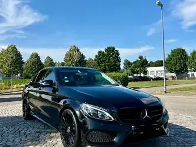Gebraucht Mercedes C200 AMG line 136 PS (100 kW) 2018 Schwarz Limousine