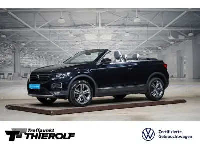 Gebraucht VW T-Roc Cabriolet Style 150 PS (110 kW) 2021 Deep black perleffekt Cabrio