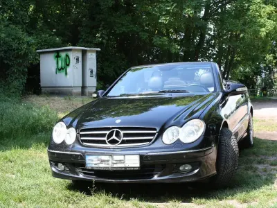 Używany Mercedes CLK200 Avantgarde 184 KM (135 kW) 2007 Czarny Kabriolet