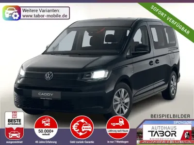 Nowe VW Caddy Maxi Life 122 KM (89 kW) 2025 Czarny Minivan