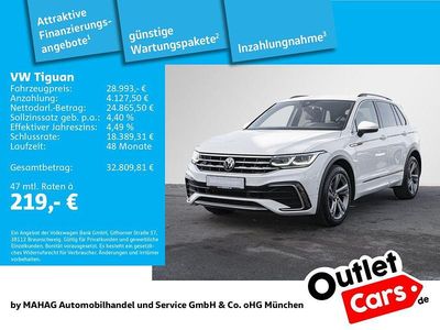 Gebraucht VW Tiguan R-line 200 PS (147 kW) 2022 Weiß SUV