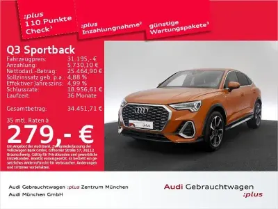 Usata Audi Q3 Sportback Ambiente 150 CV (110 kW) 2022 Arancione SUV