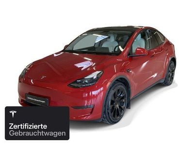Gebraucht Tesla Model Y Long Range AWD 258 kW (351 PS) 2022 Rot SUV