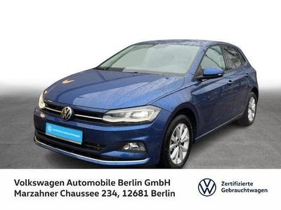 Blau Gebraucht 2021 VW Polo Highline Limousine | 19.663 € (Fairer Preis)