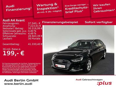 Gebraucht Audi A4 Advanced Plus 204 PS (150 kW) 2024 Mythosschwarz metallic Kombi