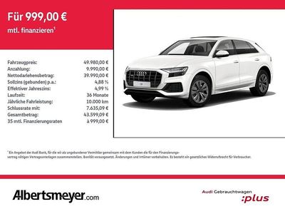 Gebraucht Audi Q8 Ambiente 286 PS (210 kW) 2019 Carraraweiß SUV