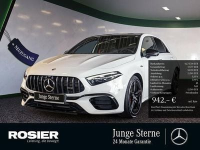 Gebraucht Mercedes A45 AMG Premium Plus 421 PS (309 kW) 2024 Weiss / polarweiß Limousine