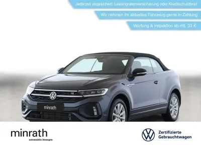 Gebraucht VW T-Roc Cabriolet R-line 150 PS (110 kW) 2025 Schwarz Cabrio