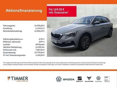 Gebraucht Skoda Scala Clever 110 PS (80 kW) 2021 Grau Kleinwagen