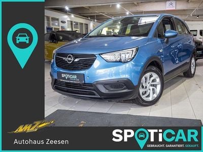 Gebraucht Opel Crossland X Edition 82 PS (60 kW) 2017 Arktis blau (metallic) SUV