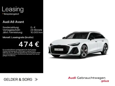 Gebraucht Audi A6 S-Line 367 PS (269 kW) 2026 Gletscherweiß metallic Kombi