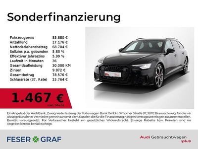 Mythosschwarz metallic Gebraucht 2025 Audi S6 Ambiente Kombi | 85.880 €