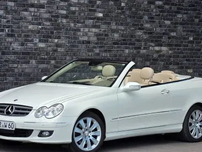 Gebraucht Mercedes CLK350 272 PS (200 kW) 2008 Weiß Cabrio