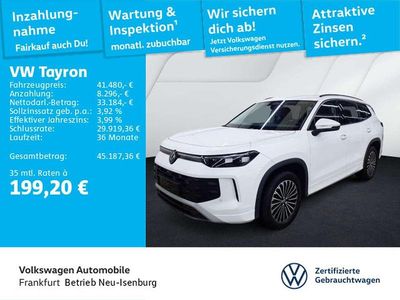 Gebraucht VW Tayron Life 193 PS (141 kW) 2025 Oryxweiß perlmutteffekt (metallic) SUV