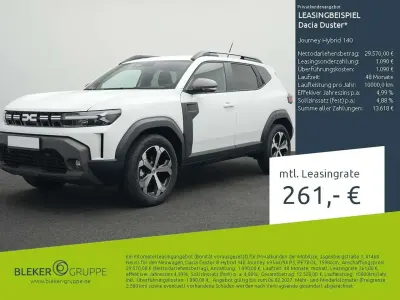 Ny Dacia Duster Journey 140 HK (102 kW) 2026 Hvid SUV