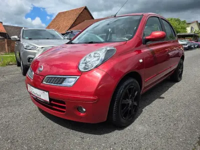 Gebraucht Nissan Micra Acenta 80 PS (58 kW) 2008 Rot Kleinwagen