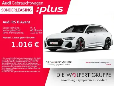 Gebraucht Audi RS6 Ambiente 600 PS (441 kW) 2025 Gletscherweiß metallic Kombi