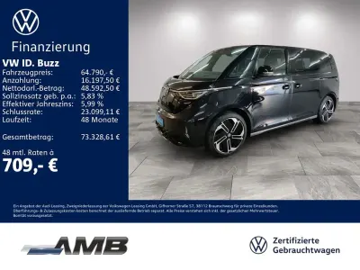 Gebraucht VW ID. Buzz GTX 250 kW (340 PS) 2025 Schwarz Van / Kleinbus