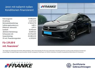 Gebraucht VW Taigo Goal 95 PS (69 kW) 2024 Deep black perleffekt SUV