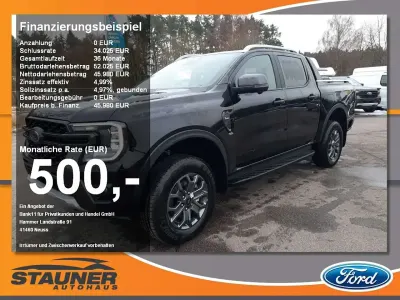 Neu Ford Ranger Wildtrack 205 PS (150 kW) 2026 Schwarz Pickup