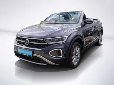 Gebraucht VW T-Roc Cabriolet 150 PS (110 kW) 2025 Rauchgrau metallic schwarz Cabrio