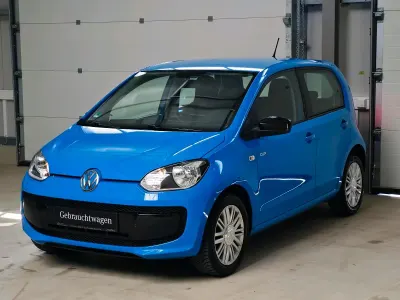 Używany VW up! Cup 60 KM (44 kW) 2014 Niebieski Hatchback