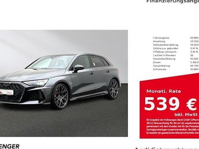 Usata Audi RS3 Ambiente 400 CV (294 kW) 2025 Grigio Berlina