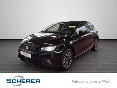 Gebraucht Seat Ibiza Style 95 PS (69 kW) 2025 Midnight schwarz metallic (metallic) Kleinwagen